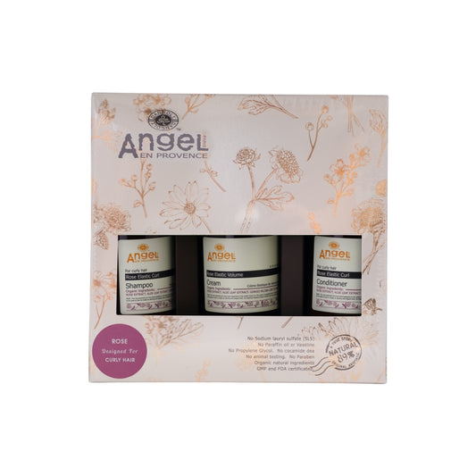 ANGEL Rose Elastic Shampoo+Conditioner+Volume Cream Trio