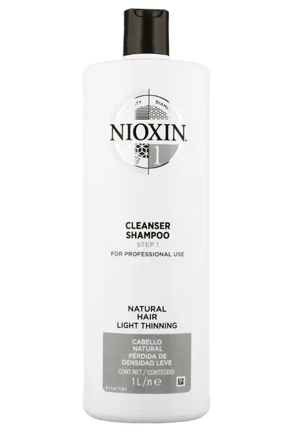 NIOXIN Cleanser Shampoo Step 1 Natural Thinning Hair 1L