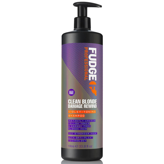 FUDGE Clean Blonde Damage Rewind Shampoo 1 Ltr