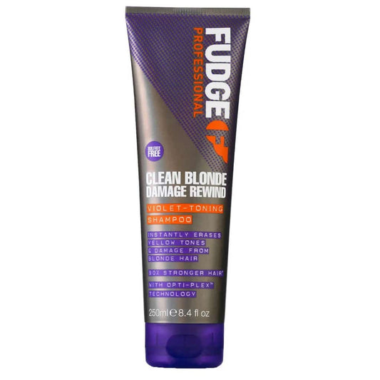 FUDGE Everyday Clean Blonde Damage Rewind Violet Toning Shampoo 250ml
