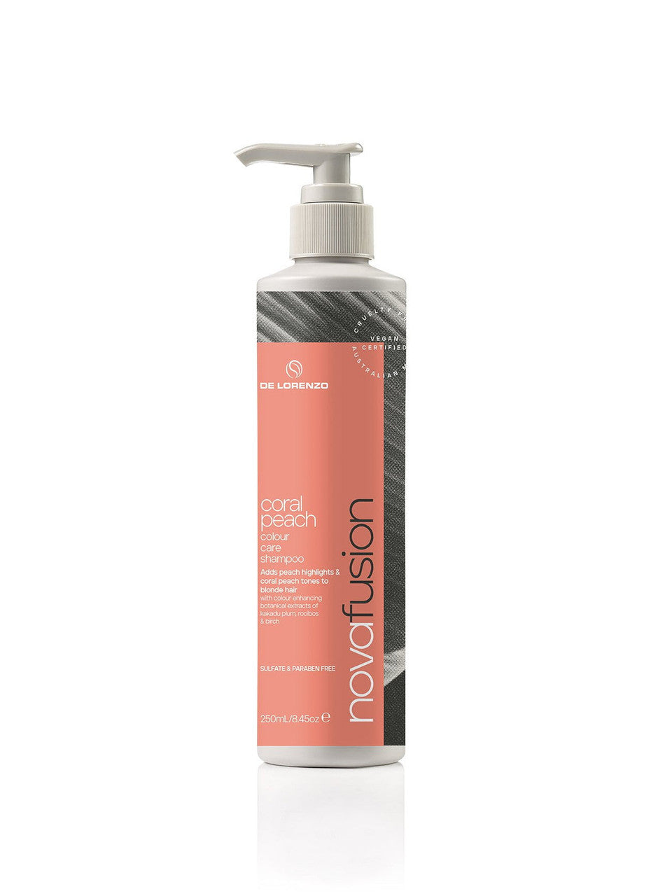 DE LORENZO Nova fusion Colour Shampoo Coral Peach 250ml