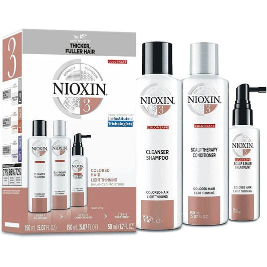 NIOXIN 3 Colored Hair Light Thinning -Trial Kit